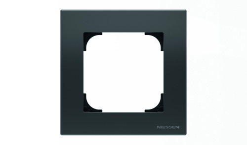 Рамка 1-постовая ABB Sky чёрный бархат 2CLA857100A1501