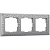 Рамка Werkel Antik на 3 поста матовый хром WL07-Frame-03 4690389145681