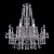 Подвесная люстра Bohemia Ivele 1403/8+4/195/h-60/Ni