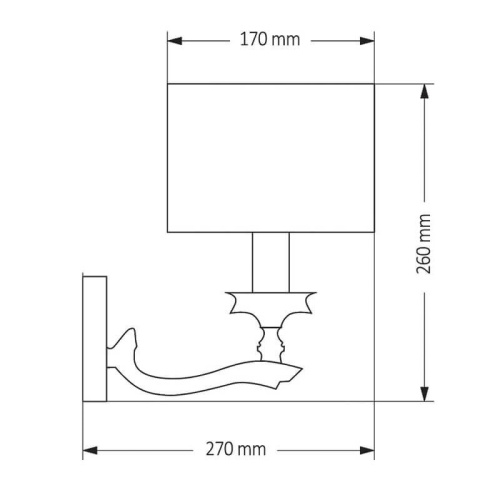 Бра Kutek Mood Tivoli TIV-K-1 (P)
