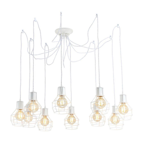 Подвесная люстра Arte Lamp A9182SP-10WH Подвесная люстра Arte Lamp A9182SP-10WH