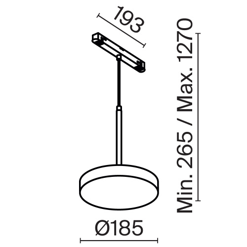Трековый светильник Technical TR123-4-15W-DS-B
