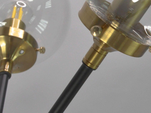 Потолочная люстра Elvan LU-208/5-E27-BkBaCl