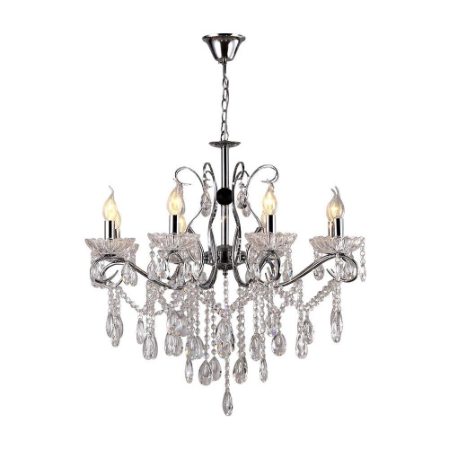 Подвесная люстра Seven Fires Bellona WD3545/8H-CR-CL Подвесная люстра Seven Fires Bellona WD3545/8H-CR-CL