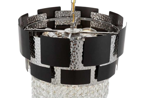 Подвесной светильник Lumina Deco Kruvia LDP 7045-400 BK+CHR Подвесной светильник Lumina Deco Kruvia LDP 7045-400 BK+CHR