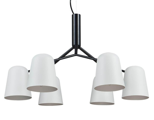 Подвесная люстра Crystal Lux ENRIQUE SP6 BLACK/WHITE Подвесная люстра Crystal Lux ENRIQUE SP6 BLACK/WHITE