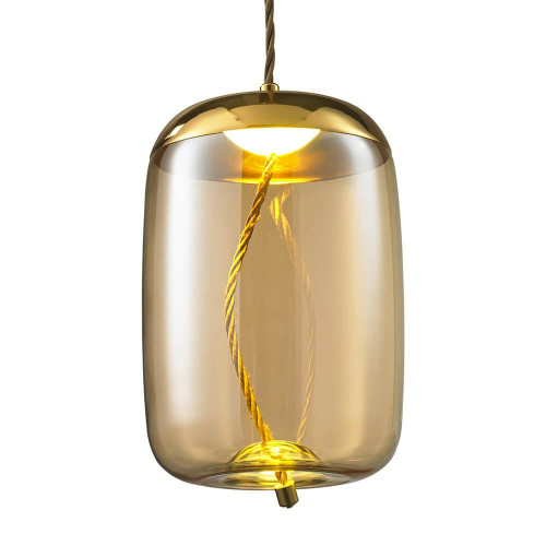 Подвесной светодиодный светильник Lumien Hall Avila LH4110/1PB-GD-AM Подвесной светодиодный светильник Lumien Hall Avila LH4110/1PB-GD-AM