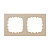 Рамка 2-постовая LK Studio (шампань) LK80 FLAT, 844206-1