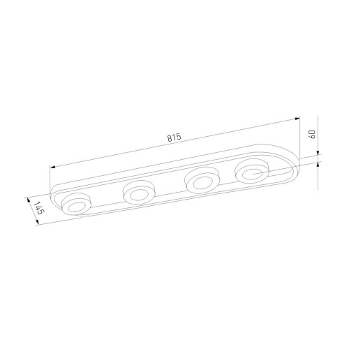 Светодиодный спот Eurosvet Slam 20123/4 LED белый / черный