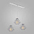 Подвесной светильник TK Lighting 4205 Diamond Silver