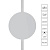 Трековый светодиодный светильник Arte Lamp Rapid A6163PL-1WH