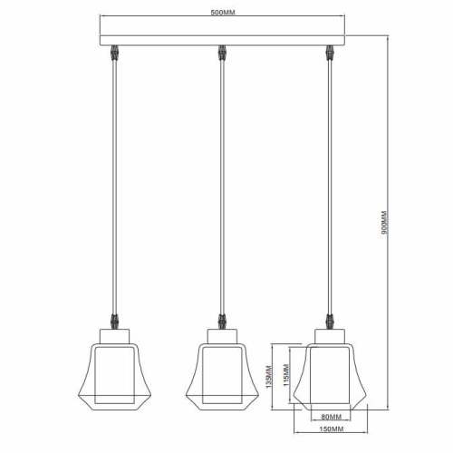 Подвесной светильник Rivoli Eliosa 9018-203 Б0044480