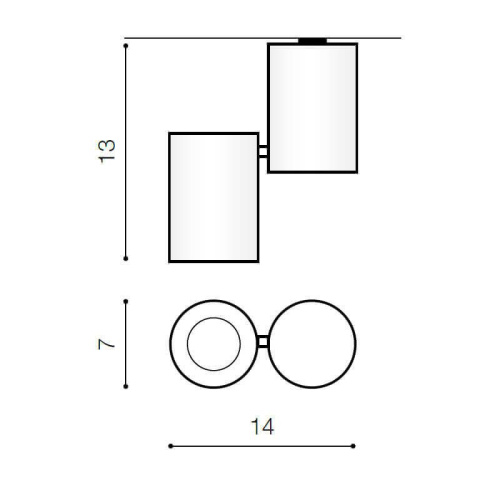 Накладной светильник Azzardo Lalo AZ0789