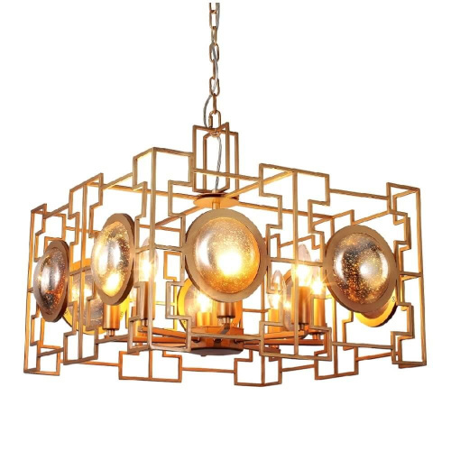 Подвесная люстра Crystal Lux Cuento SP8 Gold Подвесная люстра Crystal Lux Cuento SP8 Gold
