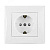 Розетка Schneider Electric Sedna с/з со шторками 16A 250V SDN3009121