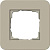 Рамка 1-постовая Gira E3 серо-бежевый/белый глянцевый 0211418