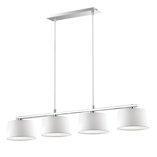 Подвесная люстра Ideal Lux Hilton SP4 Linear Bianco 075495 Подвесная люстра Ideal Lux Hilton SP4 Linear Bianco 075495
