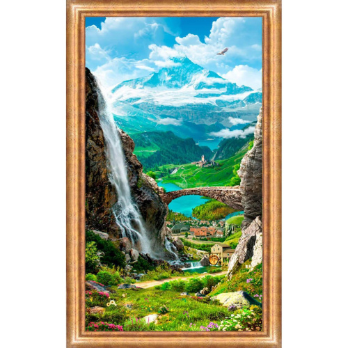 Постер в раме Toplight Пейзаж 59х109х2см TL-P6003