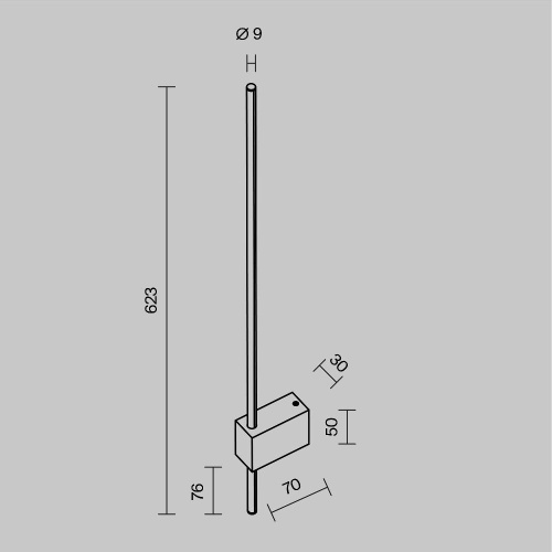 Настенный светильник (бра) Technical C070WL-L6B3K Настенный светильник (бра) Technical C070WL-L6B3K
