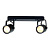 Спот Arte Lamp Lente A1310PL-2BK