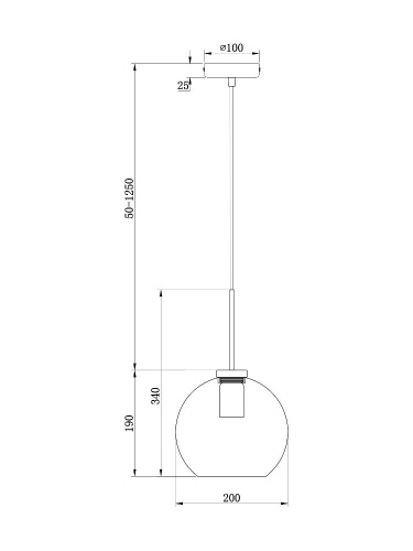 Подвесной светильник Freya Bravis Market FR8002PL-01BS