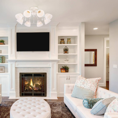 Потолочная люстра Eurosvet 30156/8 белый с золотом Потолочная люстра Eurosvet 30156/8 белый с золотом