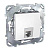 Розетка телефонная RJ11 Schneider Electric Unica MGU5.492.18ZD