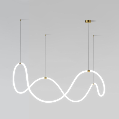 Подвесной светодиодный светильник Eurosvet 90288/1 латунь Подвесной светодиодный светильник Eurosvet 90288/1 латунь