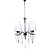 Подвесная люстра Lumina Deco Alessia LDP 1726-4 CHR