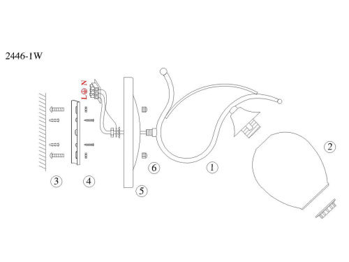 Бра F-Promo Adora 2446-1W