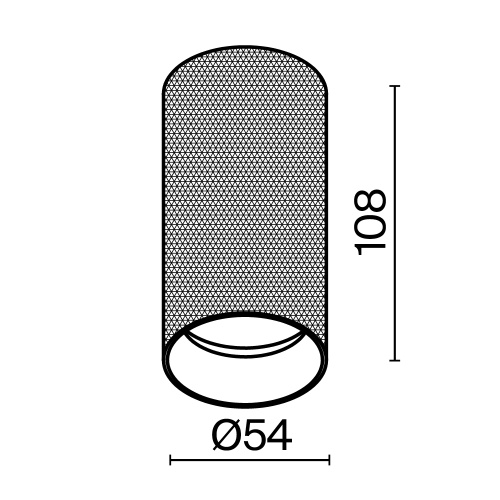 Потолочный светильник Technical C080CL-01-GU10-MG Потолочный светильник Technical C080CL-01-GU10-MG