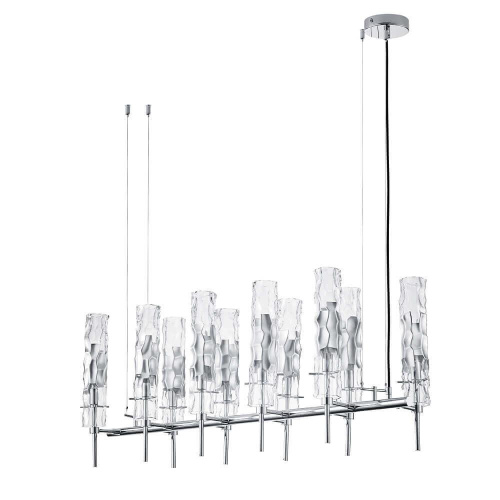 Подвесная люстра Crystal Lux Primavera SP10 Chrome Подвесная люстра Crystal Lux Primavera SP10 Chrome