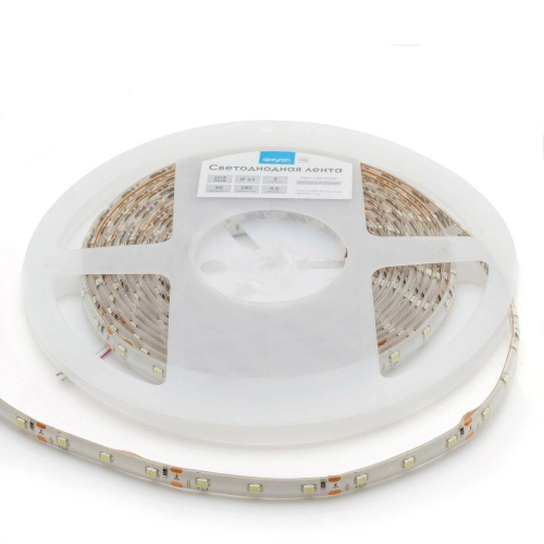 Светодиодная влагозащищенная лента OGM 4,8W/m 60LED/m 2835SMD холодный белый 5M LSE-149