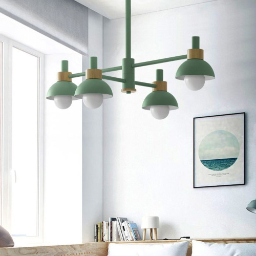 Люстра На Штанге Fanta A 8 Lights Green By Imperiumloft