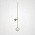 Настенный Светильник Lines Ball 100 Gold By Imperiumloft