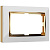 Рамка Werkel Snabb для двойной розетки белый/золото WL03-Frame-01-DBL-white/GD 4690389083846