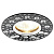 Встраиваемый светильник Ambrella light Classic A801 BK/AL