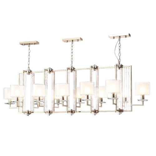 Подвесная люстра Crystal Lux Nicolas SP12 L1600 Gold/White Подвесная люстра Crystal Lux Nicolas SP12 L1600 Gold/White