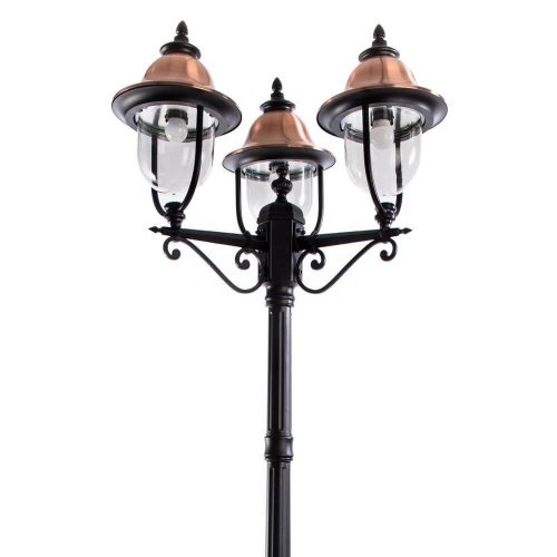 Садово-парковый светильник Arte Lamp Barcelona A1486PA-3BK