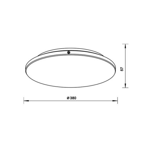 Потолочный светодиодный светильник Zumaline Bellis 12080022