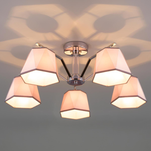 Потолочная люстра Eurosvet 60076/5 хром