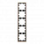 Рамка 5-постовая Schneider Electric Merten D-Life MTN4050-6551