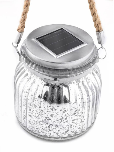 Светильник на солнечных батареях Uniel Modern USL-M-211/GN120 Silver Jar UL-00003209