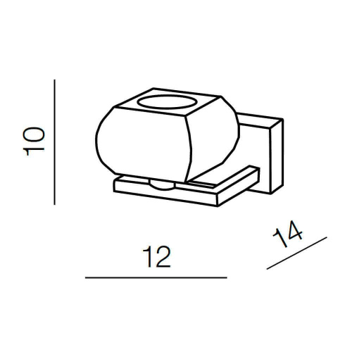 Бра Azzardo Rubic 1 wall AZ0488