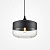 Подвесной Светильник Nord D D25 Black/Transparent By Imperiumloft