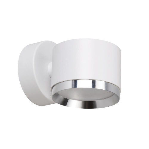 Светильник  настенный Feron HL4598  Barrel DUET 12W, 230V,GX53, белый + хром IP20