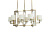 Подвесная люстра Newport Amalia 35408/S gold без абажуров М0069061