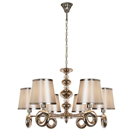 Подвесная люстра iLamp Brooklyn P2401-6 Nickel Подвесная люстра iLamp Brooklyn P2401-6 Nickel