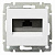 Розетка компьютерная RJ45 Legrand Valena 5e кат UTP с захватами белая 774230
