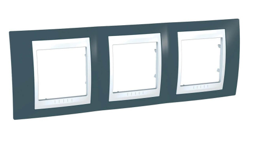 Рамка 3-постовая Schneider Electric Unica Хамелеон MGU6.006.877
